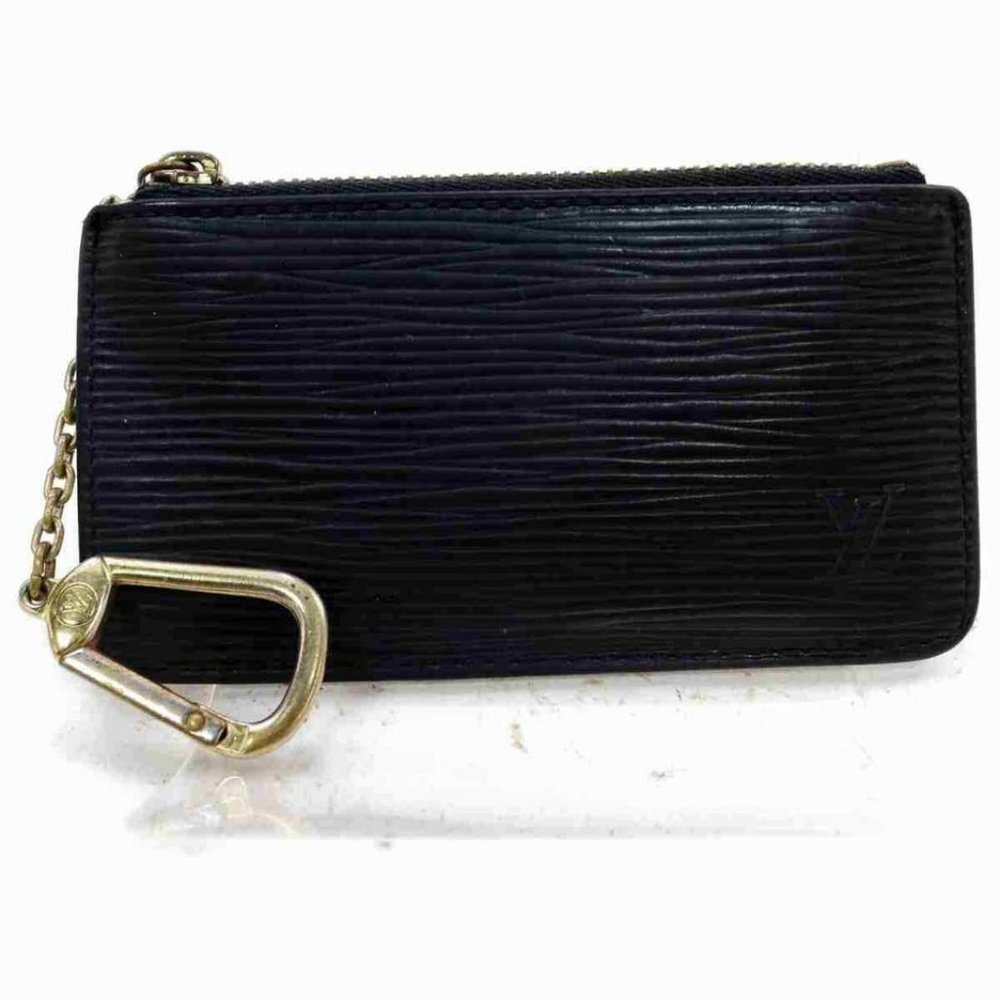Louis Vuitton Black Epi Leather Noir Pochette Cles